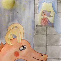 Mi Proyecto del curso: Rugor, el dragón enamorado. Children's Illustration project by jillysilvaviena - 12.16.2019