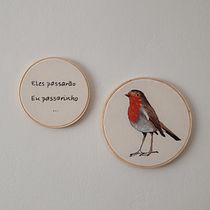 Meu projeto do curso: Pintar com linha: técnicas de ilustração têxtil. Bordado projeto de Drielle Cristina - 23.03.2020