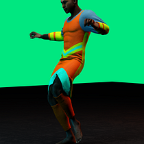 My project in Clothing Design with Marvelous Designer course. Animação 3D projeto de Oscar Christofani Segovia - 17.12.2019