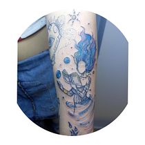 Mi Proyecto del curso: Tatuaje para principiantes. Tattoo Design project by Ana Lucía Carusillo - 12.20.2019