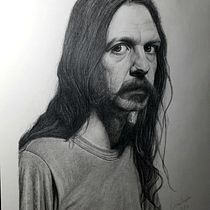 Mi Proyecto del curso: Retrato realista con lápiz de grafito. Artes plásticas, e Esboçado projeto de omar angelo osorio figueroa - 24.12.2019