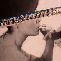 "Una habitación propia". Collage project by vylv - 12.02.2019