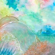 Projeto final: universo em expansão. Un progetto di Pittura ad acquerello di Graziela Pachane - 24.12.2019
