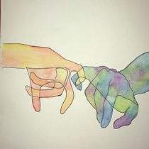 El amor de mi vida. Watercolor Painting project by partxita - 12.25.2019