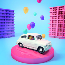Mi Proyecto del curso: Hasta arriba de colores. Un progetto di 3D, Arte concettuale, Modellazione 3D, Ritocco fotografico e Videogiochi di Linda García Rytman - 29.12.2019