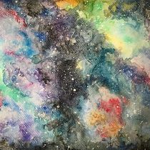 My project in Modern Watercolor Techniques course. Un progetto di Pittura ad acquerello di Elena Lanzoni - 27.12.2019