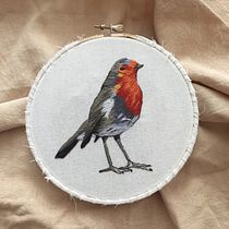 Mi Proyecto del curso: Pintar con hilo: técnicas de ilustración textil. Bordado projeto de hannia_duran - 22.12.2019