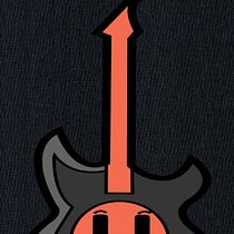 Mi Proyecto del curso: Diseño de personajes estilo kawaii. Me gusta la música, en especial la guitarra, y el rock and roll. Y mi proyecto es de una guitarra eléctrica, color negra. Su nombre es "Denki Kuro", que significa "Negra Eléctrica".. Character Design project by Carolina Gomez Lopez - 12.30.2019