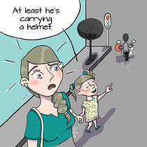 Mi Proyecto del curso: Anatomía de la viñeta humorística: de la idea a la ejecución. Un progetto di Illustrazione tradizionale e Illustrazione digitale di Yadira M.R. - 31.12.2019