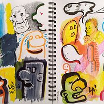Mi Proyecto del curso: Técnicas de ilustración para desbloquear tu creatividad. Sketching, Creativit, and Traditional illustration project by Esteban Candia - 12.31.2019