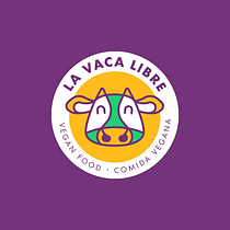 LA VACA LIBRE - Vegan Food. Logo Design project by Diego P - 01.03.2020