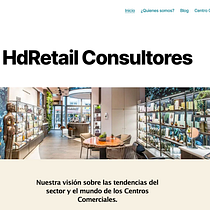 HdRetail.com todo sobre el Retail y Centros Comerciales.. Projekt z dziedziny Web design użytkownika Hugo Gil Gonzalez de Chaves - 09.01.2020