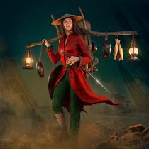 La Superviviente Errante. Concept Art, Character Design, Digital Illustration, Traditional illustration, Video Games, and Game Design project by L. Costales - 01.02.2020