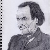 Mi Proyecto del curso: Retrato realista con lápiz de grafito. Desenho a lápis, e Desenho realista projeto de Abrahan Isaí Arcos Rodríguez - 03.01.2020