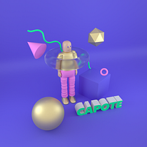 My project in Design of Characters in Cinema 4D: from the Sketch to 3D Printing course. Een project van 3D-animatie y 3D-karakterontwerp van designer_capote - 04.01.2020