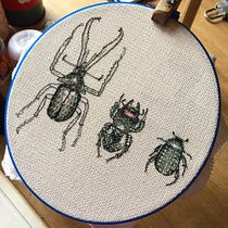 Mi Proyecto del curso: Introducción al bordado en blackwork. Un proyecto de Bordado de Lily Portius Yáñez - 04.01.2020