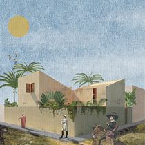 Mi Proyecto del curso: Representación gráfica de proyectos arquitectónicos. Un projet de 3D, Architecture numérique et Illustration traditionnelle de david.urbina.solorio - 27.01.2020