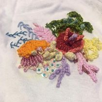 Mi Proyecto del curso: Técnicas avanzadas de bordado: puntadas y composiciones con volumen. Artesanato, e Bordado projeto de Maria Antonia Fernandez - 07.01.2020