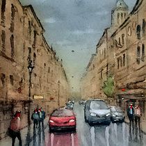 Mi Proyecto del curso: Paisajes urbanos en acuarela. Watercolor Painting project by Tadeu Banfi - 01.20.2020