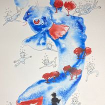 My project in Introduction to Illustration for Children course. Traditional illustration, Fine Arts, Painting, Pencil Drawing, Drawing, Watercolor Painting, Children's Illustration, and Narrative project by Nicola Nicolle - 02.25.2022