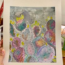 Mi Proyecto del curso: Creación de paletas de color con acuarela. Watercolor Painting project by Carla Acosta - 04.04.2020