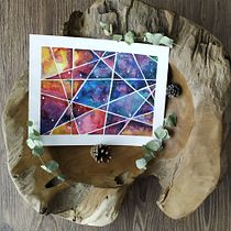 Mi Proyecto del curso: Técnicas modernas de acuarela. Universos.. Un progetto di Belle arti di nadia_perez_frutos - 17.01.2020