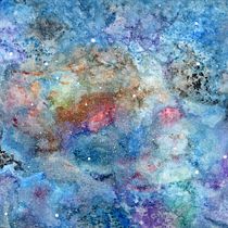 Galaxia: Geminis, Aries y Cáncer. Un progetto di Pittura ad acquerello di Valeria Soledad - 18.01.2020