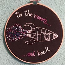 Proyecto espacial. Embroider project by Beatriz Gudiel Cabrero - 01.20.2020