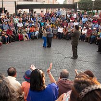 Artistas de la Calle: Chabuca Granda. Photograph, Digital Photograph, and Outdoor Photograph project by Nicol Guerra Hidalgo - 01.30.2020