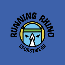 Running Rhino. Vector Illustration project by jj_balso - 01.22.2020