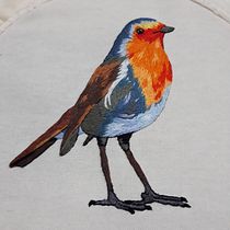 Meu projeto do curso: Pintar com linha: técnicas de ilustração têxtil. Bordado projeto de Fernanda Calle - 22.01.2020