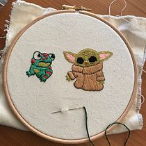 Mi Proyecto del curso: The child y su cena. Un projet de Broderie, Conception de personnages et Illustration jeunesse de Eva Sanz - 22.01.2020