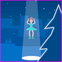 Mi Proyecto del curso: Técnicas de animación con efectos 3D en After Effects_Bailarina abducida. Een project van Animatie y 2D-animatie van Amparo Esteban Cubero - 22.01.2020