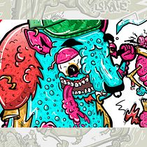 TATOU SKATE - Les comparto mi producto final del curso... lo disfrute bastante. Ilustração digital e Ilustração tradicional projeto de Mateo Salamanca Gamboa - 22.01.2020