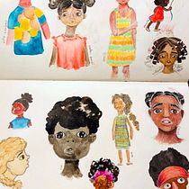 Sketchbook spreads - My project in Illustration Techniques to Unlock your Creativity course. Children's Illustration, Creativit, Sketchbook, Sketching, and Watercolor Painting project by Alisa Knatko - 01.23.2020
