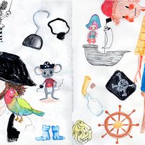 My project in Illustration Techniques to Unlock your Creativity course. Children's Illustration project by Sidhe Banshee - 01.22.2020