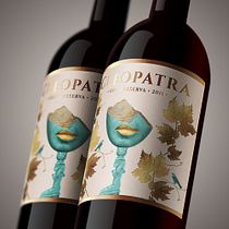 Mi Proyecto del curso: Vino Cleopatra. Inspirado en la cultura egipcia.. Colagem projeto de Gabriela Quitián Guzmán - 23.01.2020