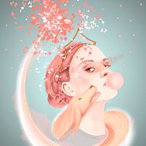 La chica interminable Mi Proyecto del curso: Técnicas de ilustración con acuarela digital. Un progetto di Illustrazione tradizionale di mgmadariaga - 23.01.2020