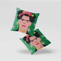 Retrato geométrico minimalista - FRIDA KAHLO  . % Ángel Aguilar tarafından hazırlanan Geleneksel illüstras, Ve on projesi - 01.24.2020