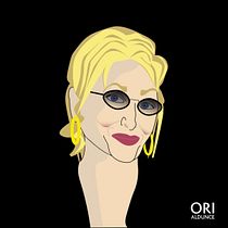 Meryl Streep. Projekt z dziedziny  R, sunek art, st, czn, Portret, Ilustracja c i frowa użytkownika ori - 24.01.2020