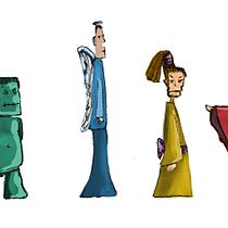 Mi Proyecto del curso: Fábrica de personajes ilustrados. Fine Arts project by Siria GD BubbleDart - 04.11.2020
