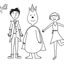 Mi proyecto: personajes de un cuento animado. Un projet de Dessin de sergio.comunas - 24.01.2020