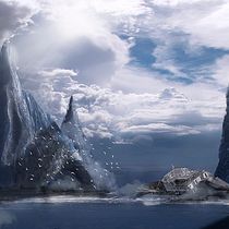 Marea baja: Matte Painting: creando mundos fotorrealistas. Concept Art project by leonardo_adp - 01.26.2020