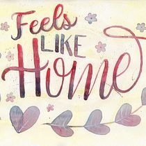 Mi Proyecto del curso: Where you are is home / Feels like home . Un progetto di Calligrafia di ery98sirenita - 24.01.2020