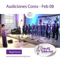Audiciones - Coros Feb 08. Música projeto de Germán Albarracín - 29.01.2020