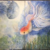 Meu projeto do curso: Técnicas modernas de aquarela. Un progetto di Pittura ad acquerello di Maria Marques - 05.02.2020