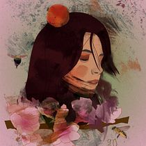 Mi Proyecto del curso: Técnicas de ilustración con acuarela digital: "Lilia Peach". Un progetto di Illustrazione tradizionale e Illustrazione digitale di Lenin David Hernández Segura - 31.01.2020
