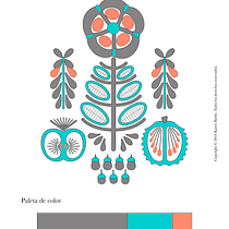 Mi Proyecto del curso: Teoría del color para proyectos textiles. Un progetto di Disegno di Cynthia Gil Benites - 02.02.2020