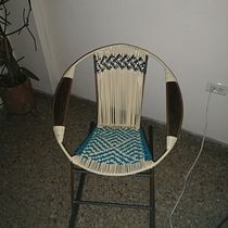 Mi Proyecto del curso: Introducción al tejido en cordón de PVC. Artesanato, e Tecido projeto de Ana María Paula Patiño Bocanegra - 04.02.2020