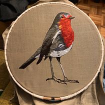 Mi Proyecto del curso: Pintar con hilo: técnicas de ilustración textil. Bordado projeto de Claudia Mota - 31.01.2020